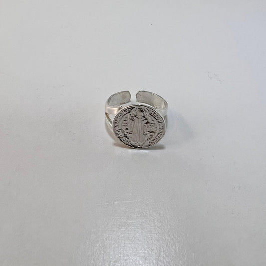Plata - Anillo Ajustable San Benito