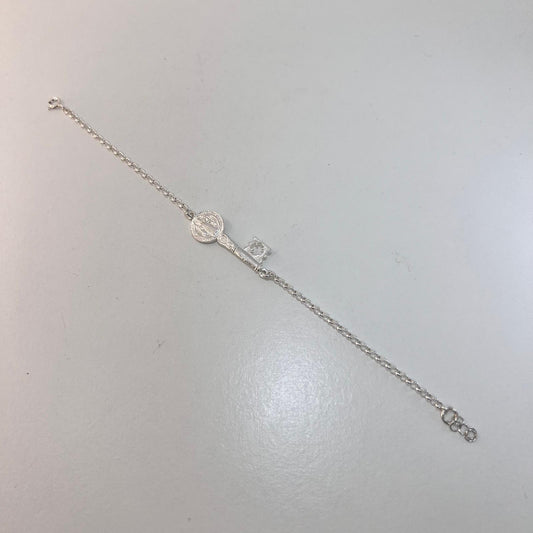 Plata - Pulsera Llave San Benito