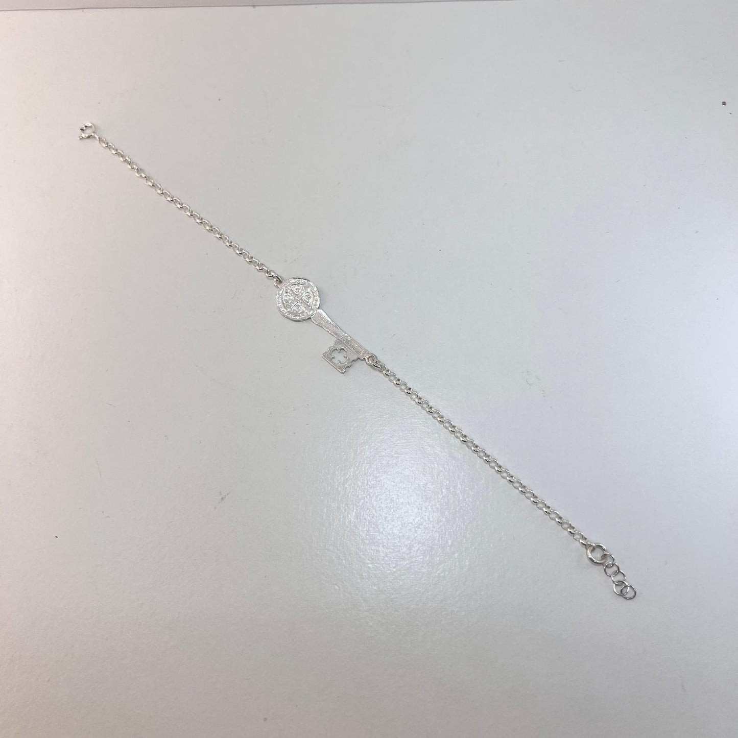 Plata - Pulsera Llave San Benito
