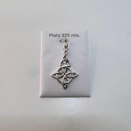 Plata - Colgante Nudo Bruja