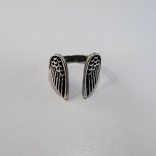 Plata - Anillo Ajustable Alas de San Miguel Arcángel