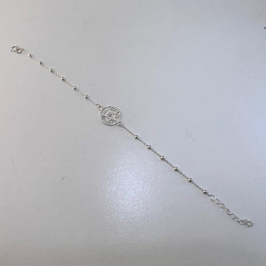 Plata - Pulsera Tetragramatón