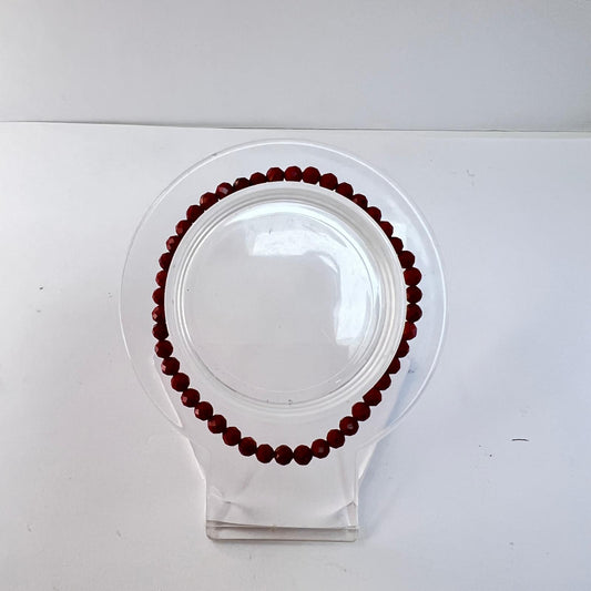 Pulsera - Facetada Granate
