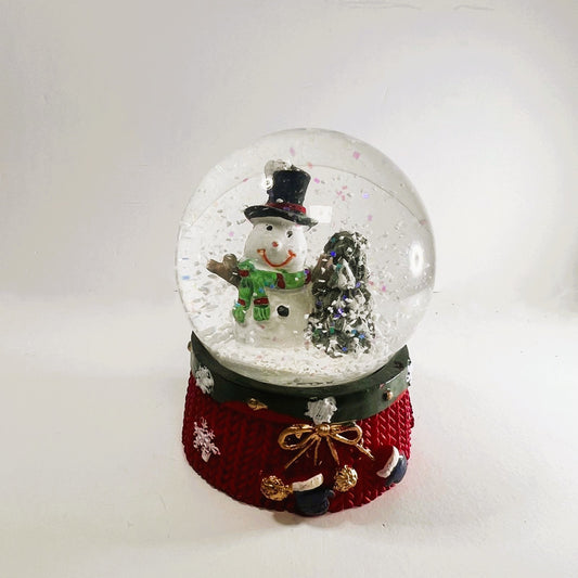 Navidad - Esfera Mediana Muñeco de Nieve con Sombrero