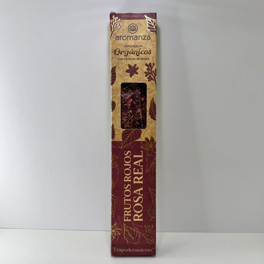 Incienso - Aromanza de Frutos Rojos Rosa Real "Empoderamiento"