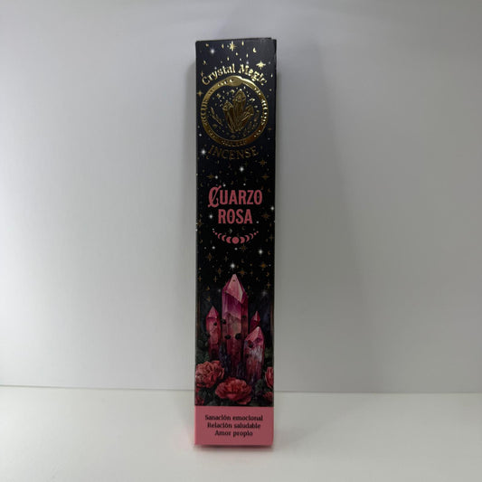 Incienso - Crystal Magic de Cuarzo Rosa