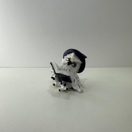 Figura - Búho con Libro Azul