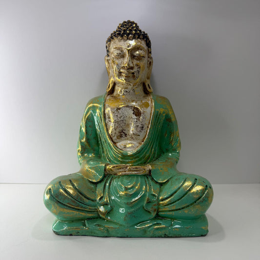Figura - Buda Sentado Verde