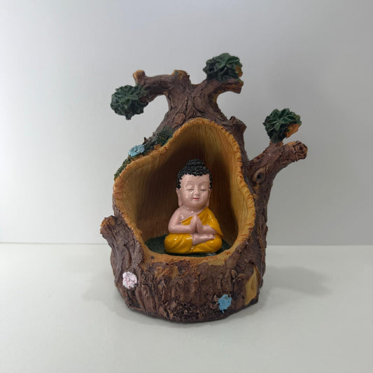 Figura - Buda Rezando en Árbol