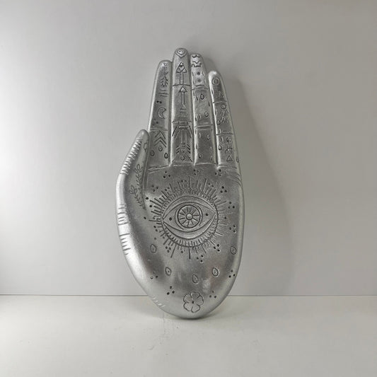 Decoración - Bandeja Mano de Fátima con Ojo Turco