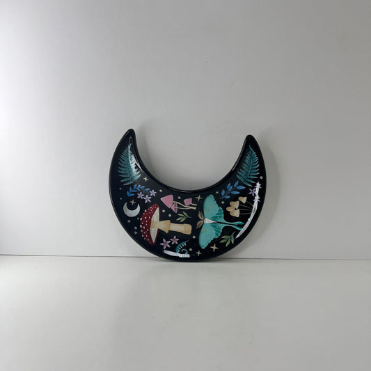 Decoración - Plato con Setas en forma de Luna