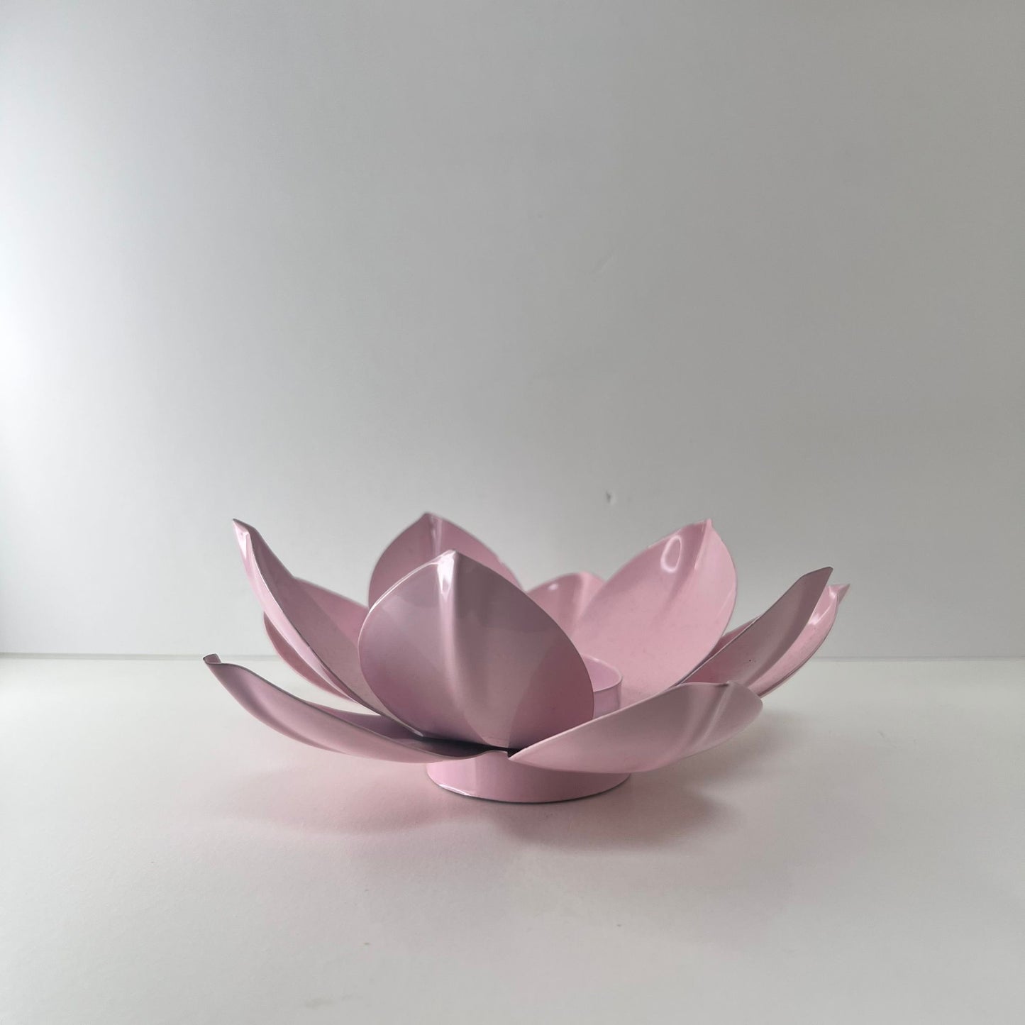 Portavelas - Flor Rosa