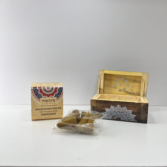 Conos - Mantra Scents Conos de Sándalo