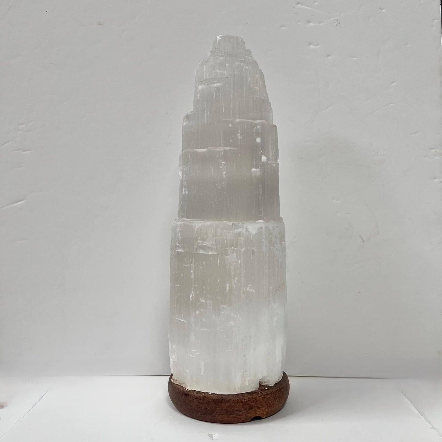 Lámpara - Selenita (25 cm)