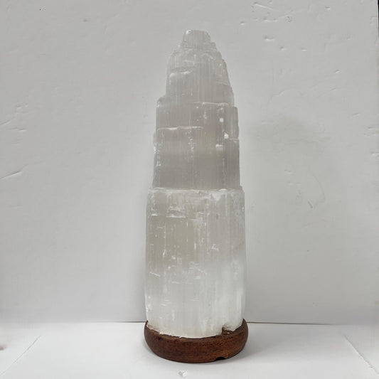 Lámpara - Selenita (25 cm)