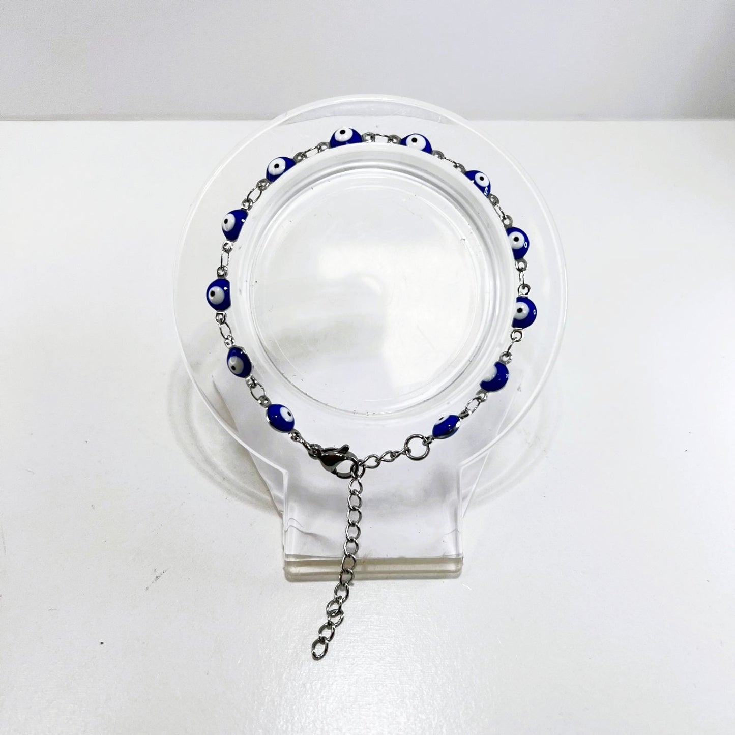 Pulsera - Acero Ojos Turco Azul