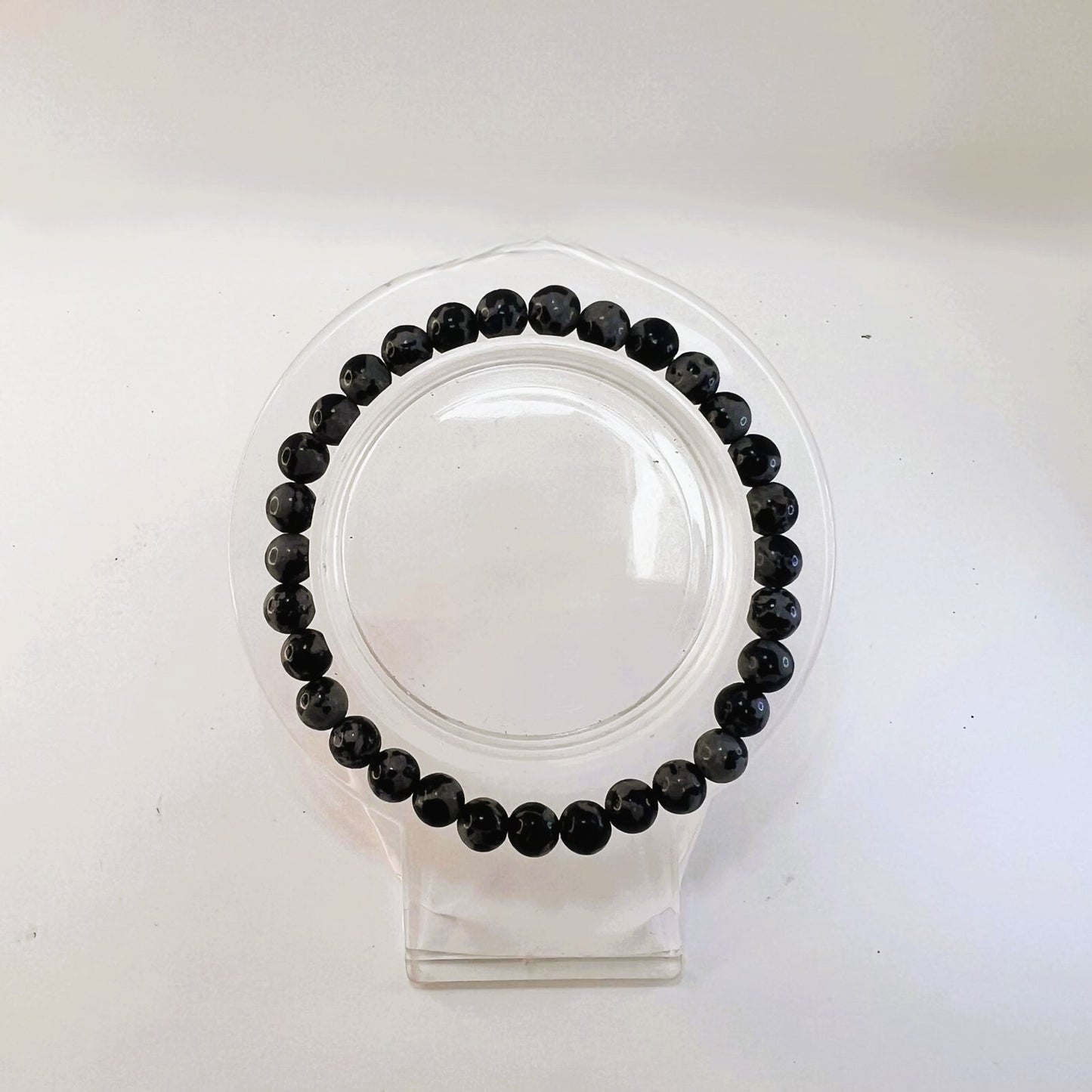 Pulsera - Obsidiana Nevada (6 mm)