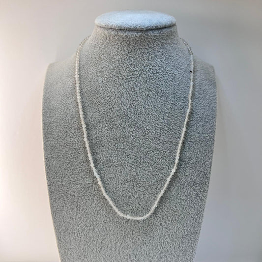 Collar - Choker Cuarzo Blanco