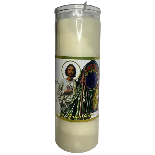 Velón - San Judas Tadeo (Tarro Cristal Grande)