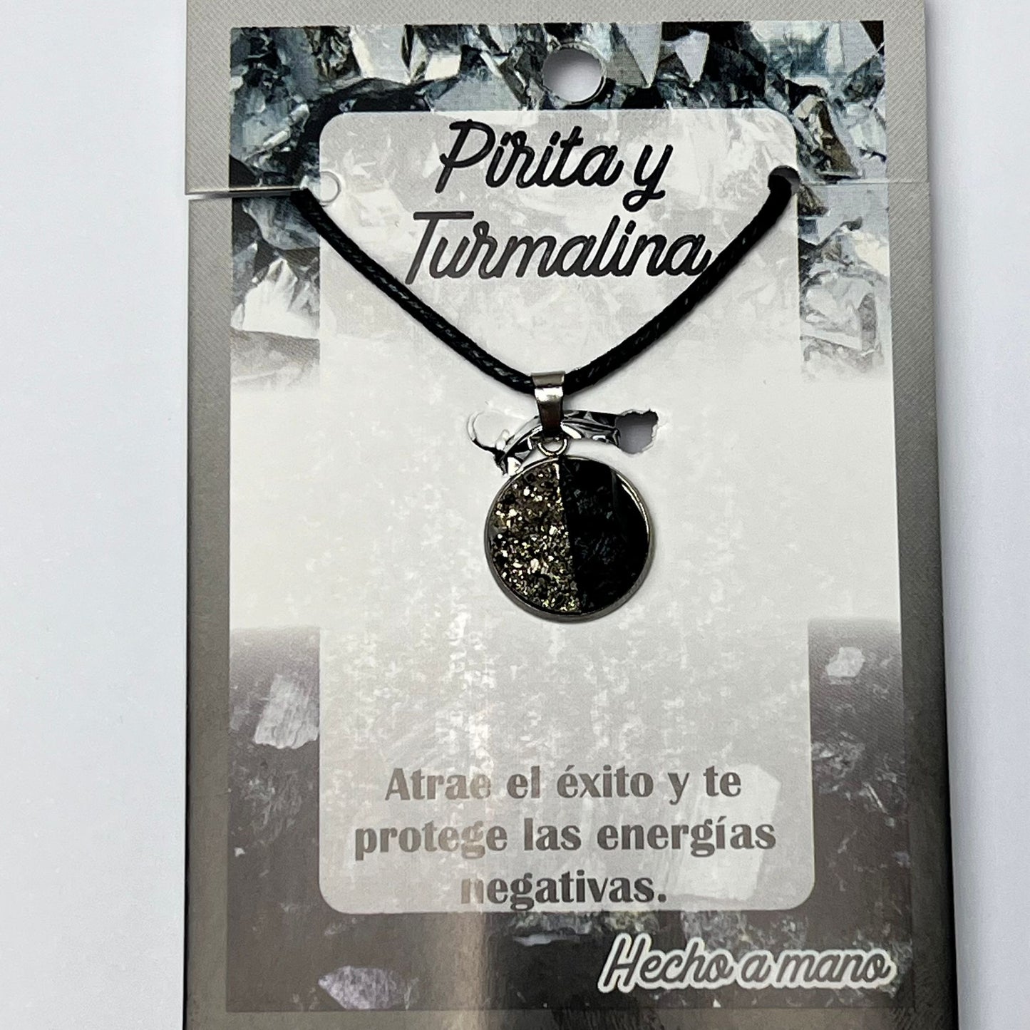 Collar - Pirita y Turmalina