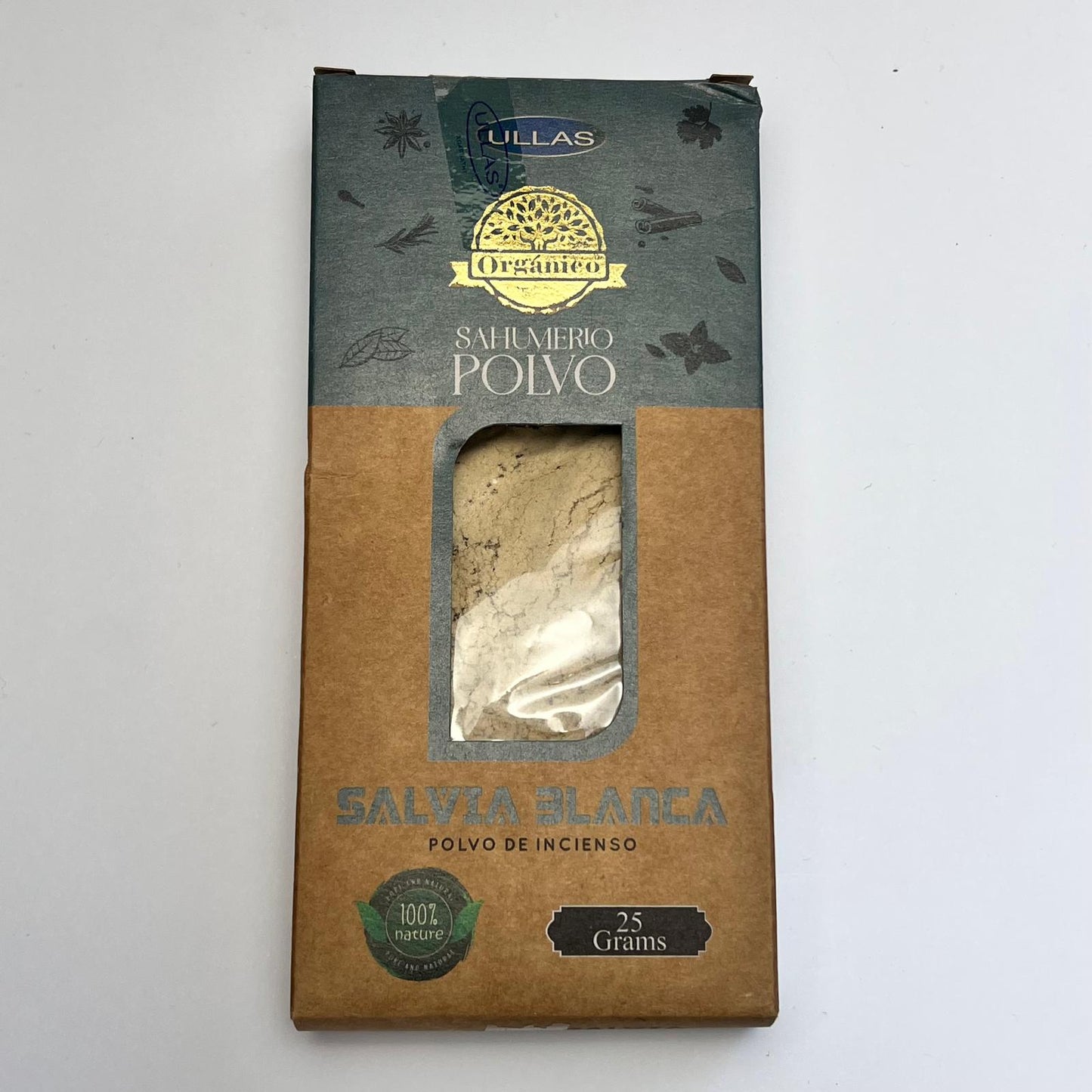 Incienso -  Ullas Polvo Orgánico Salvia Blanca
