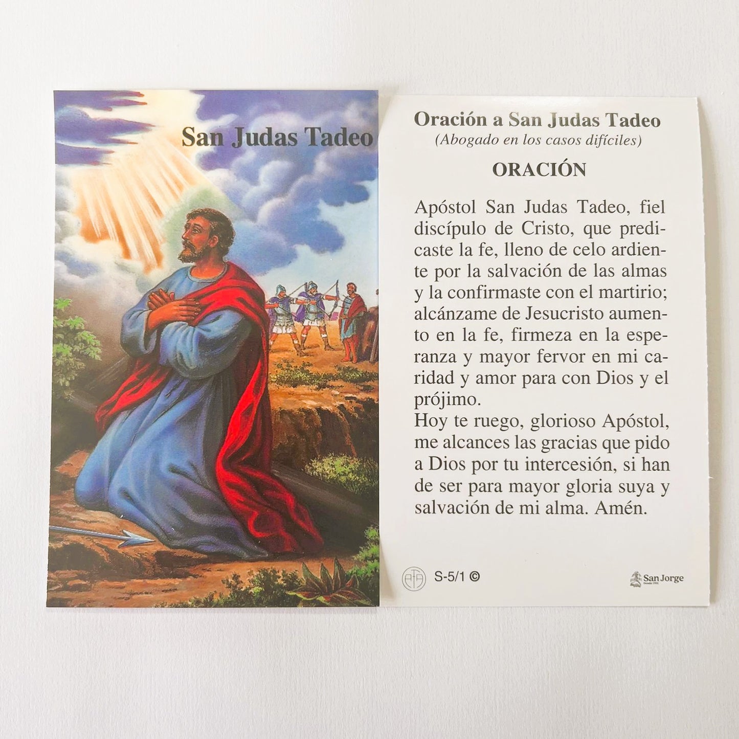 Instrumento - Estampa San Judas Tadeo
