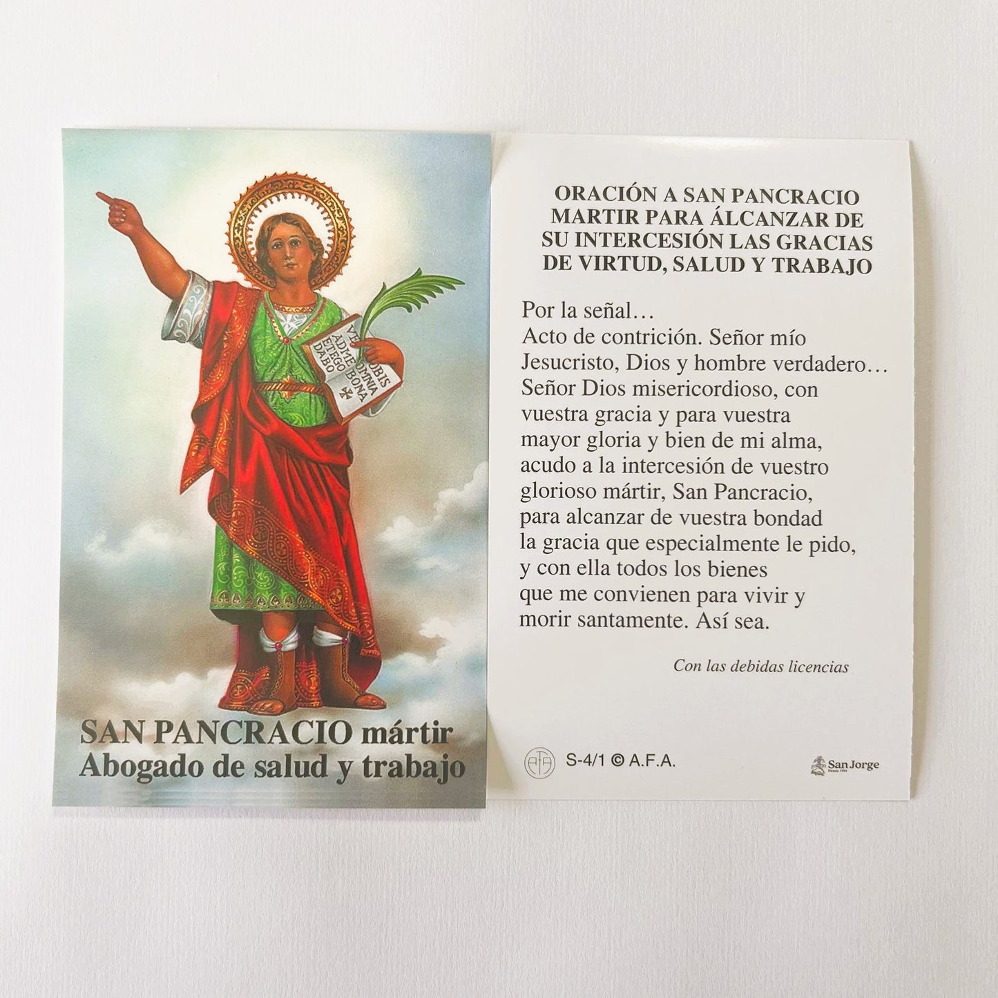 Instrumento - Estampa San Pancracio