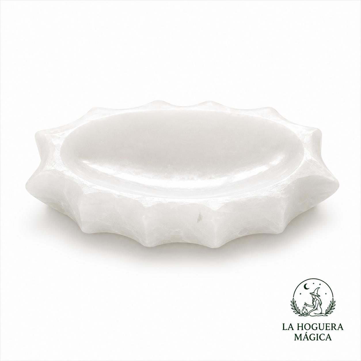 Selenita - Cuenco Hoja