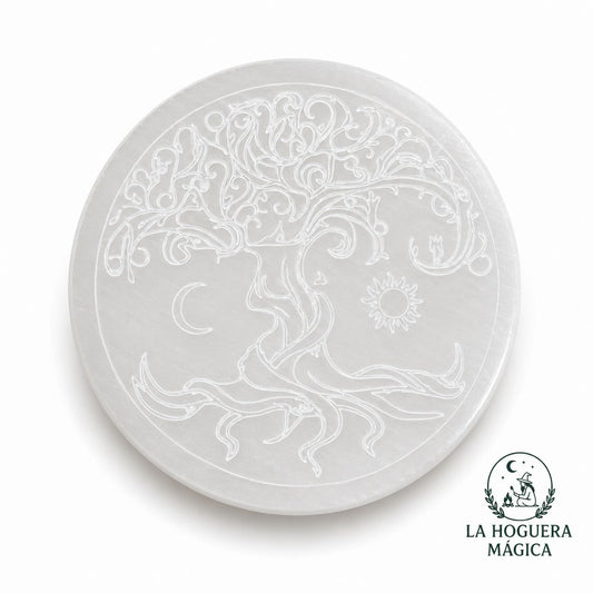 Selenita - Placa Árbol de la Vida