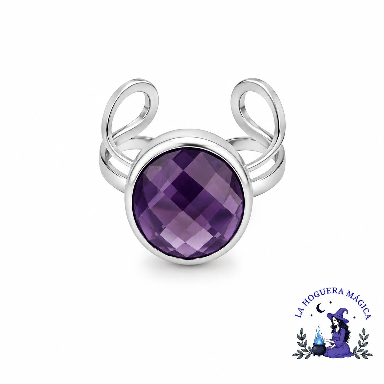 Anillo - Amatista Facetada
