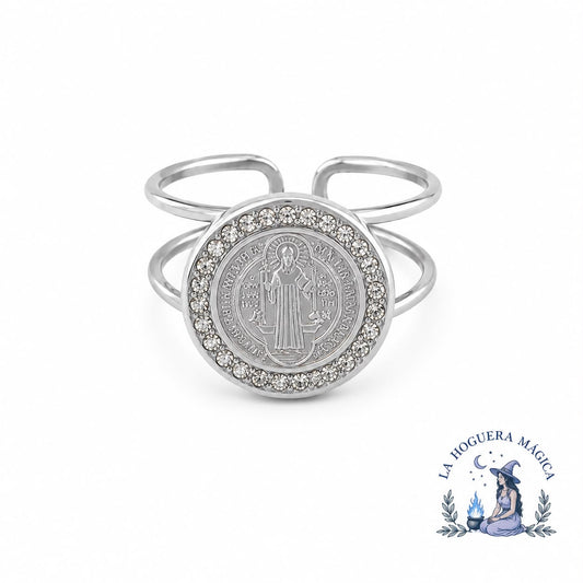 Anillo - San Benito con Circonitas