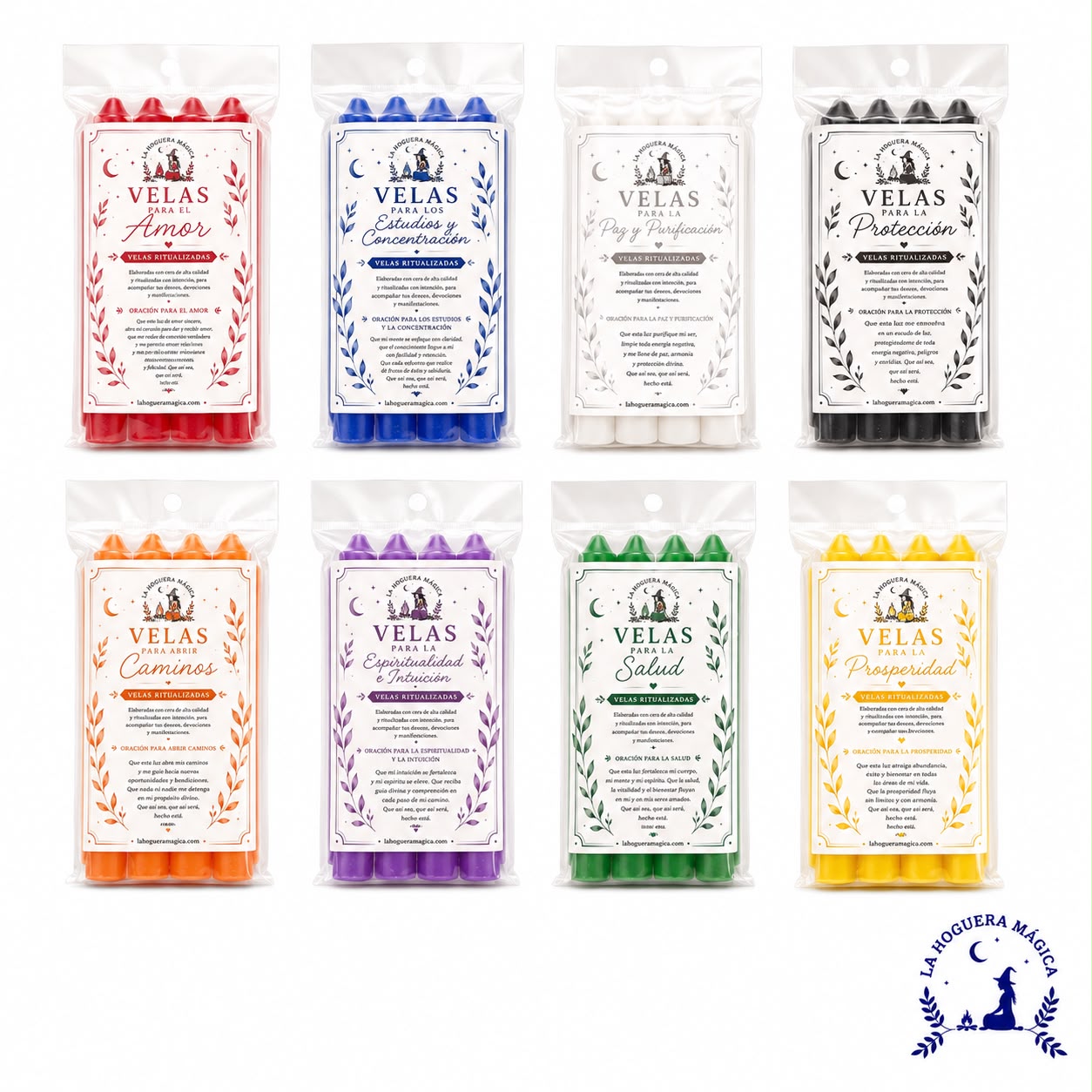 Velas - Ritualizadas en pack