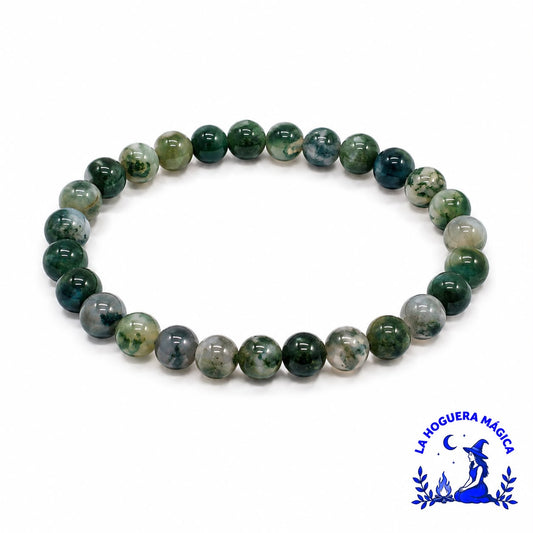 Pulsera - Ágata Musgo