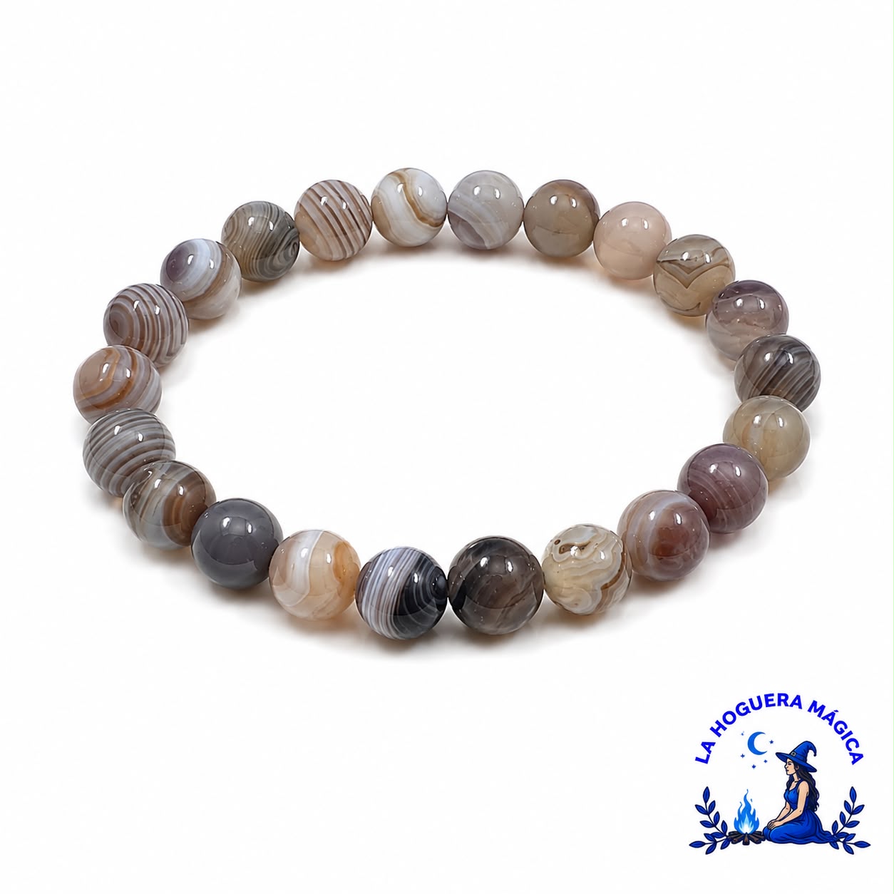 Pulsera - Ágata Botswana