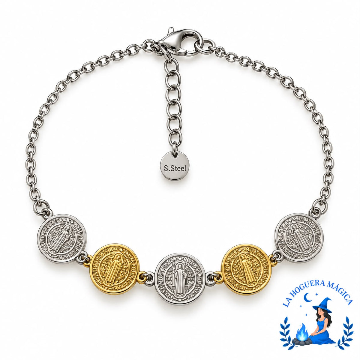 Pulsera - Medallas de San Benito