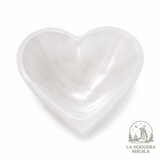 Selenita - Cuenco Corazon