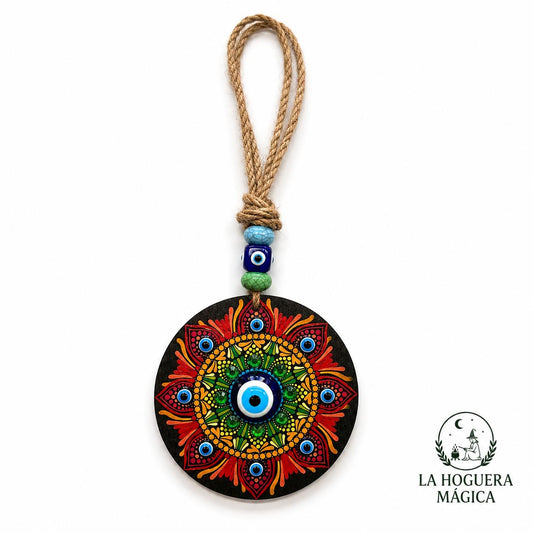Amuleto - Colgante Mandala Ojo Turco