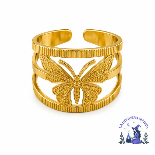 Anillo - Mariposa