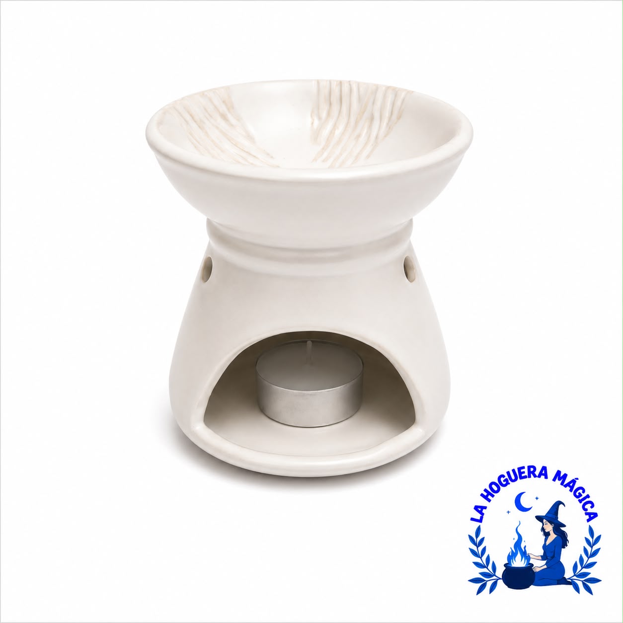 Duftlampe - Duftöllampe Spirale Weiß
