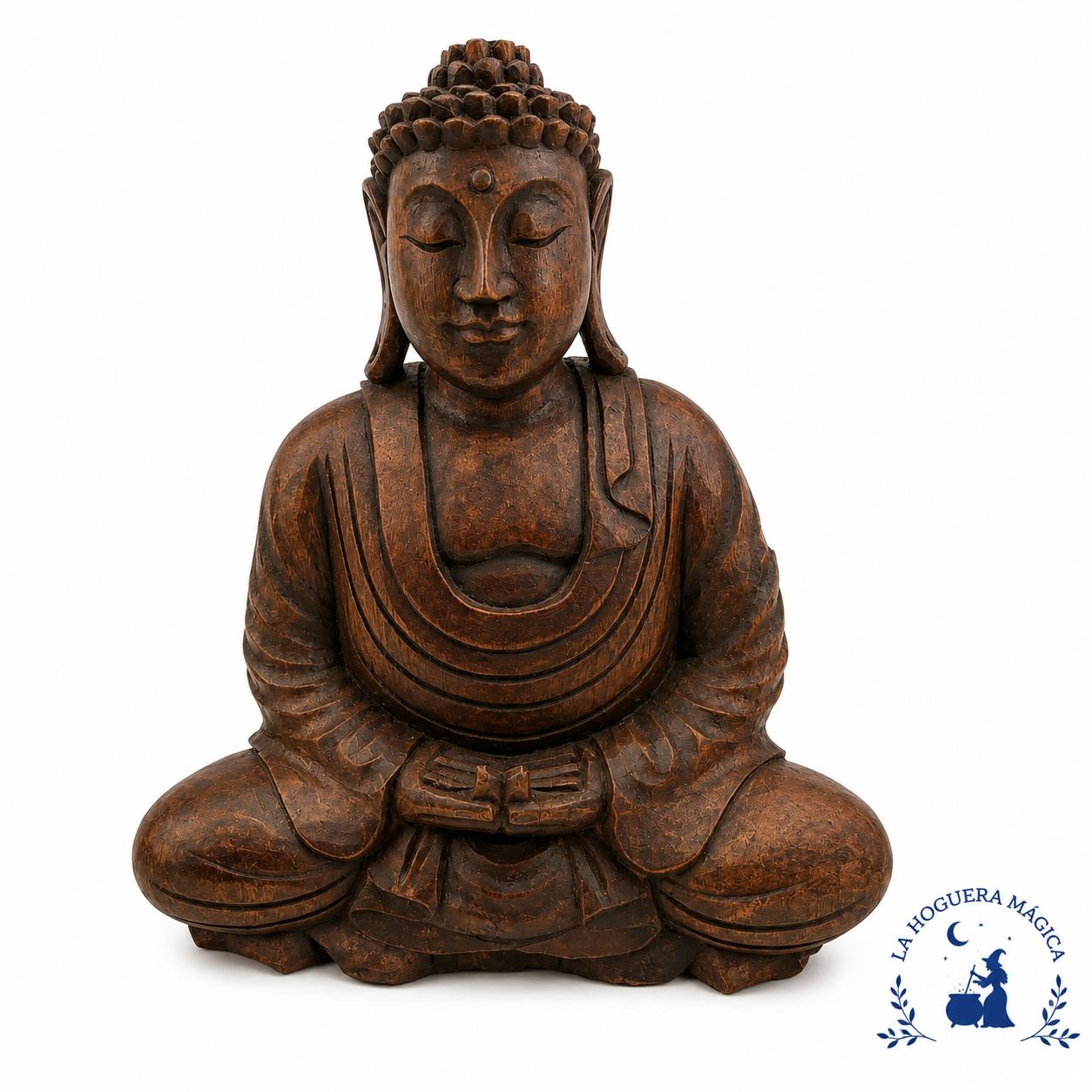 Buda - Madera de Suar 25cm