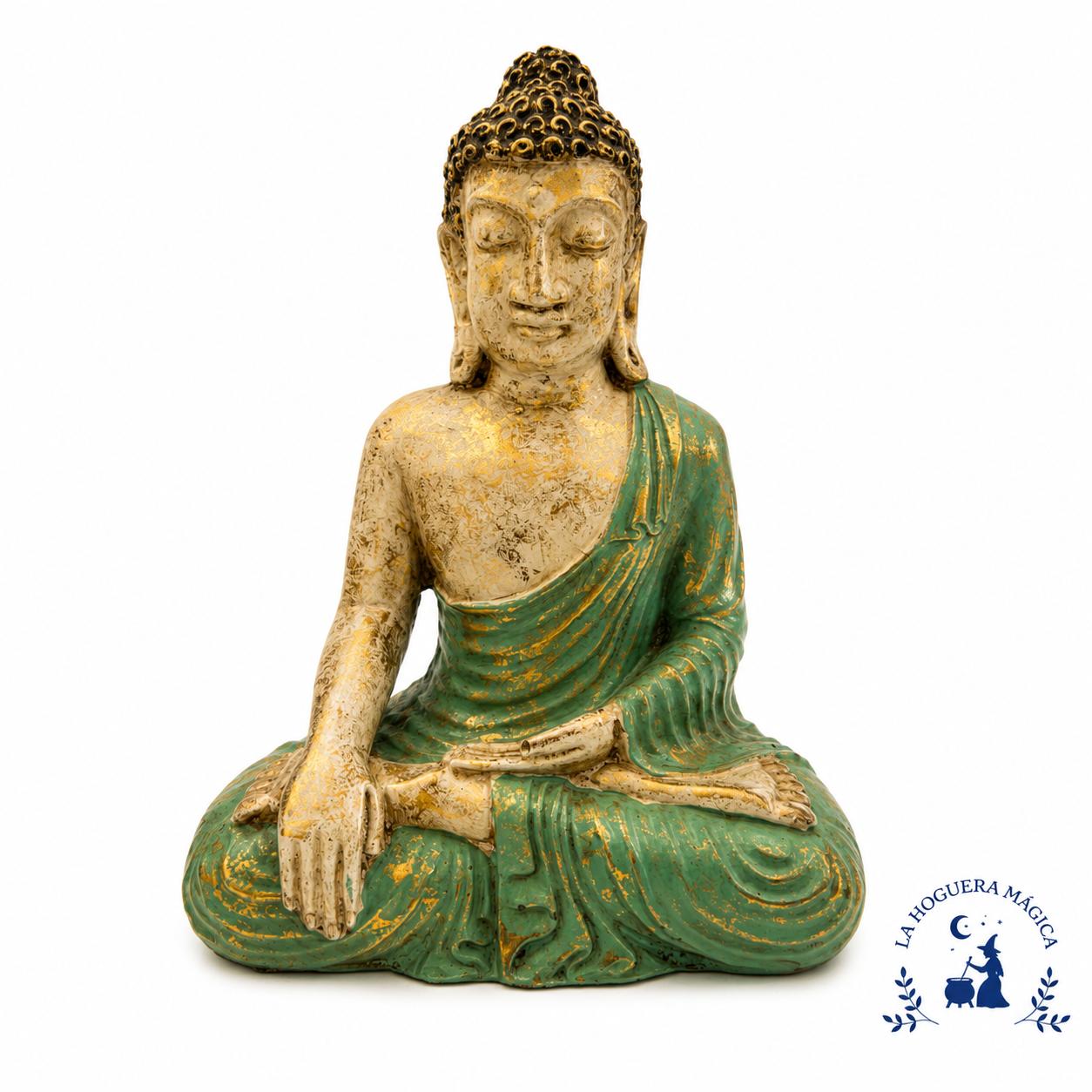 Figur - Blauer Buddha (26cm)
