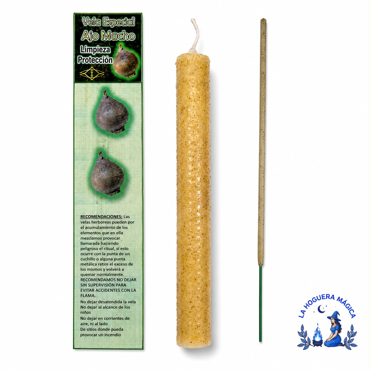 Kerze - Männlicher Knoblauch