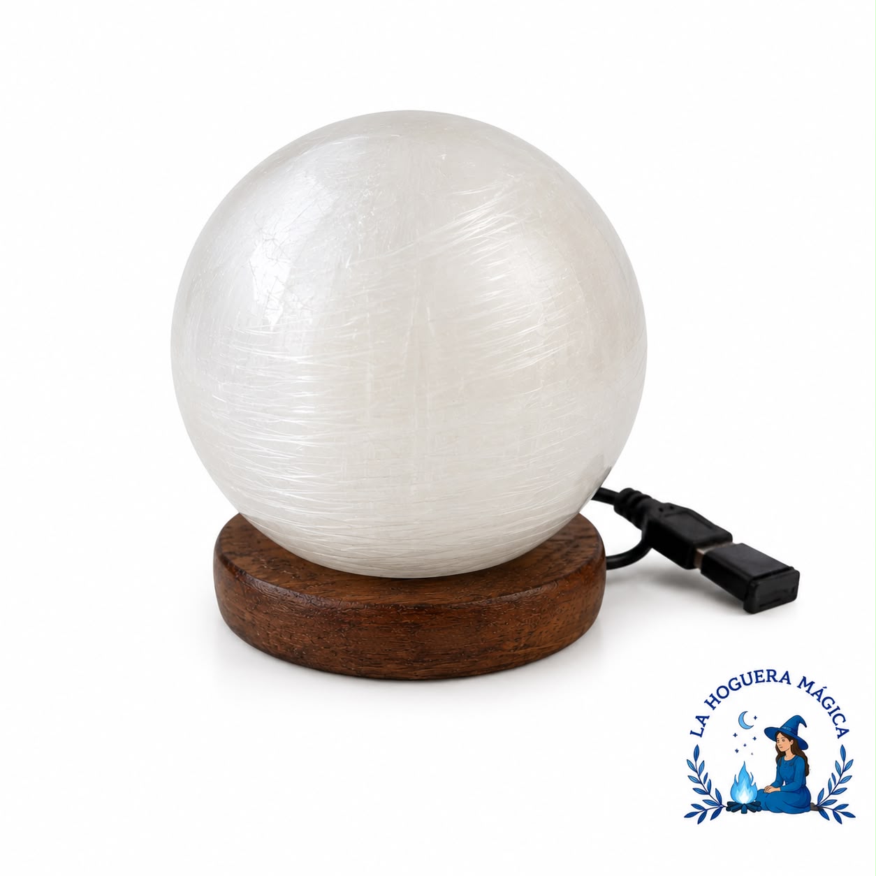 Lampe - Sphère Sélénite