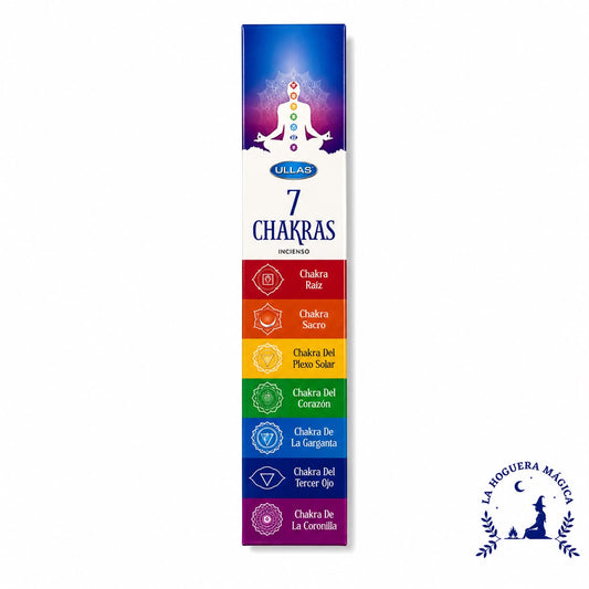 Incienso -Ullas de 7 Chakras