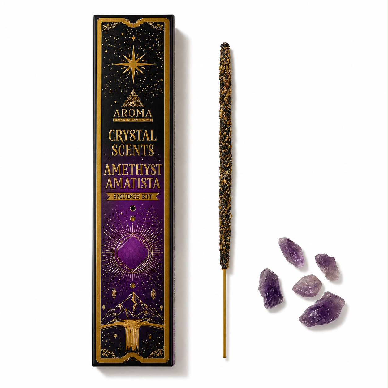 Incienso - Aroma Crystal Scents con Minerales