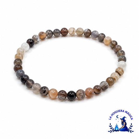 Pulsera - Ágata Botswana