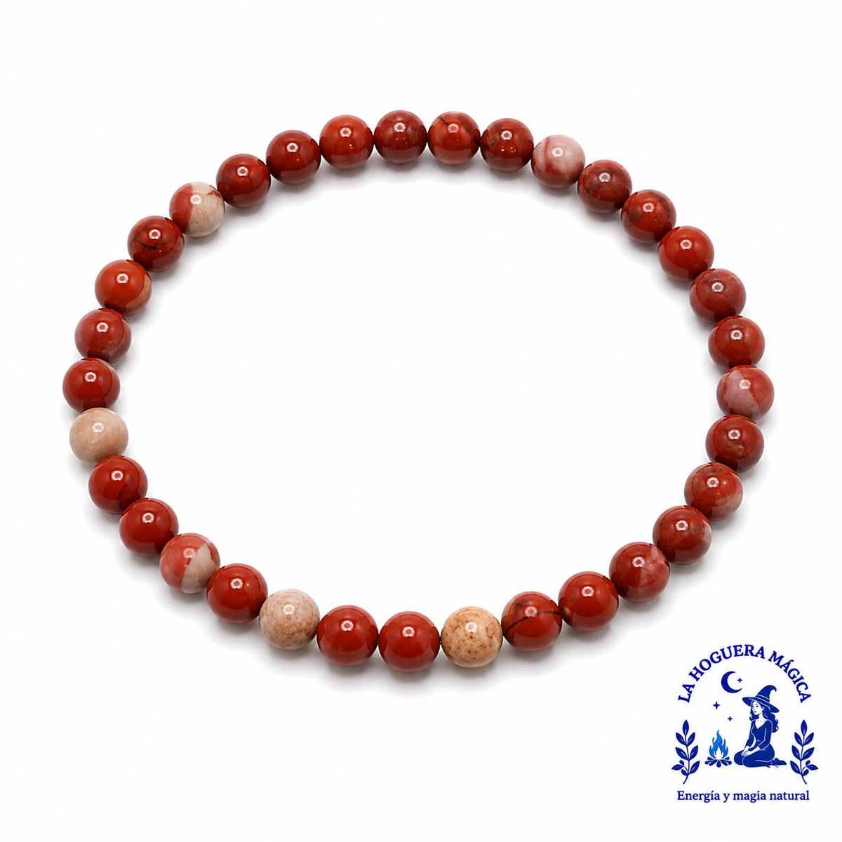 Armband – Roter Jaspis (6 mm)