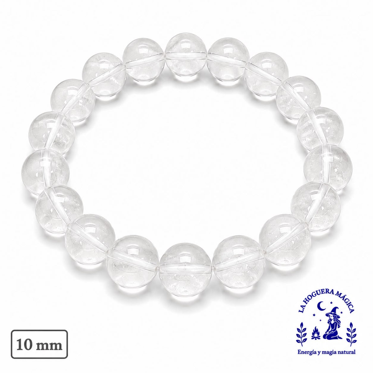 Bracelet - Quartz Blanc (6 mm)