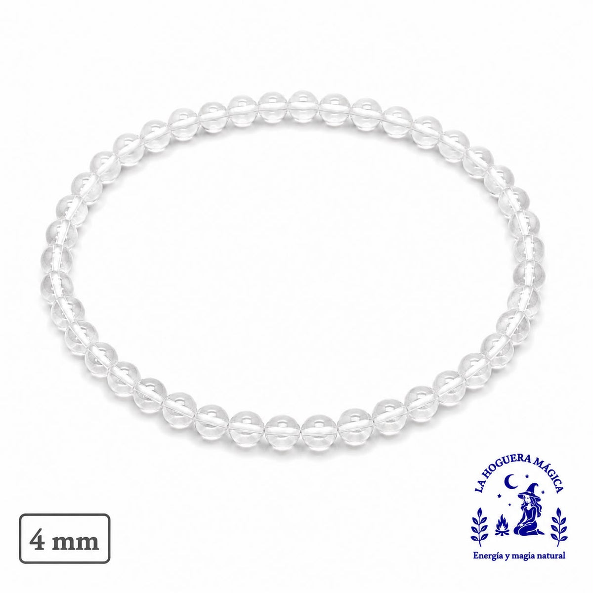 Bracelet - Quartz Blanc (6 mm)