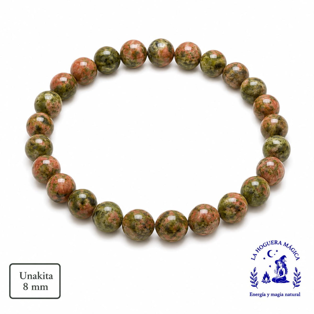 Bracelet - Unakite (8 mm)